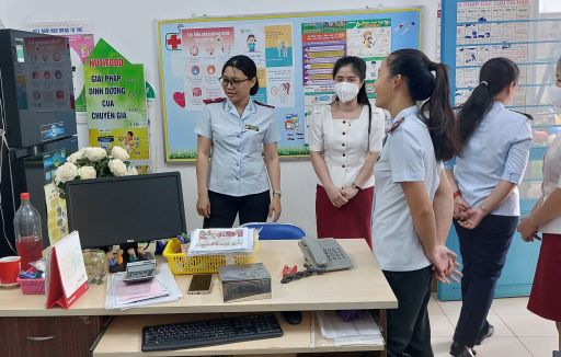 Đón đoàn kiểm tra An toàn thực phẩm ngày 16.10.2023