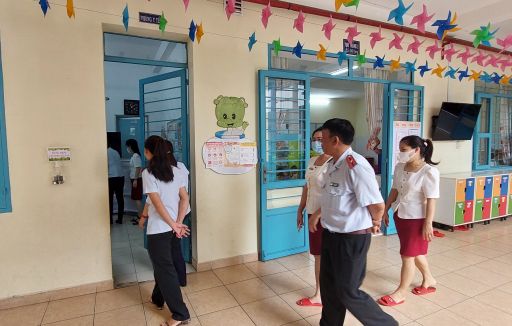 Đón đoàn kiểm tra An toàn thực phẩm ngày 16.10.2023