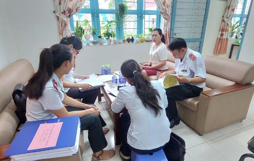 Đón đoàn kiểm tra An toàn thực phẩm ngày 16.10.2023