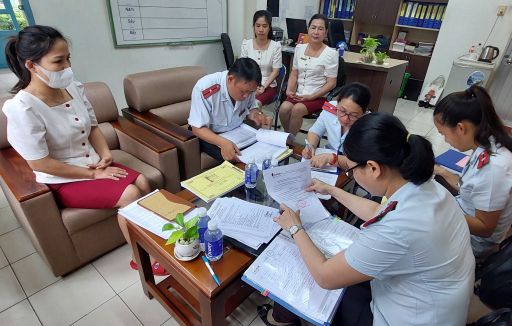 Đón đoàn kiểm tra An toàn thực phẩm ngày 16.10.2023
