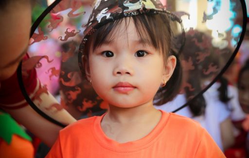 Lễ hội Halloween của các bé trường MN Ngô Thời Nhiệm sáng nay
