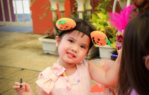 Lễ hội Halloween của các bé trường MN Ngô Thời Nhiệm sáng nay